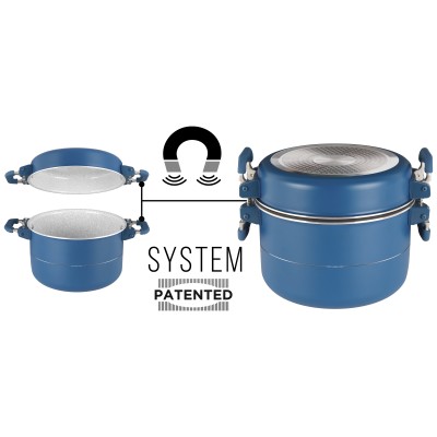 Popote Carezza Magnetogrip 7+1