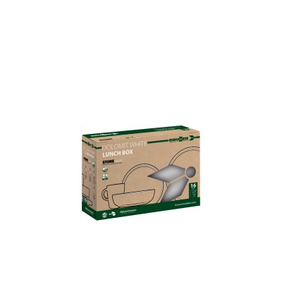Lunch Box Dolomit White