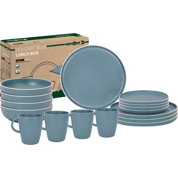 Lunch Box Dolomit Blue