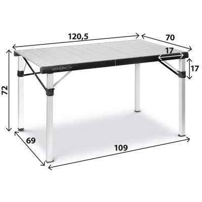 Tavolo Titanium Quadra 4 Compack