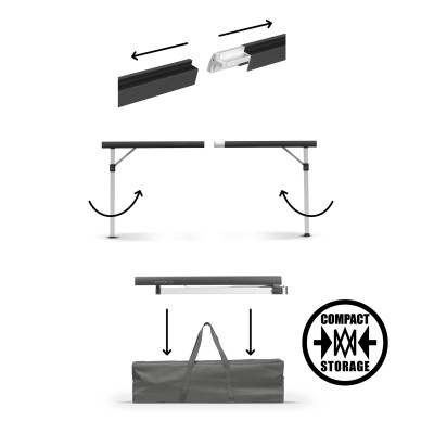 Tavolo Titanium Quadra 4 Compack