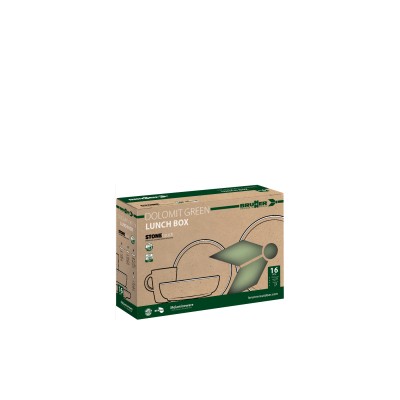 Lunch Box Dolomit Green