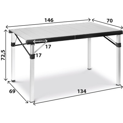 Tavolo Titanium Quadra 4 Compack