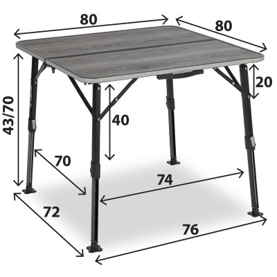 Tavolo Elùtop ComPack Square
