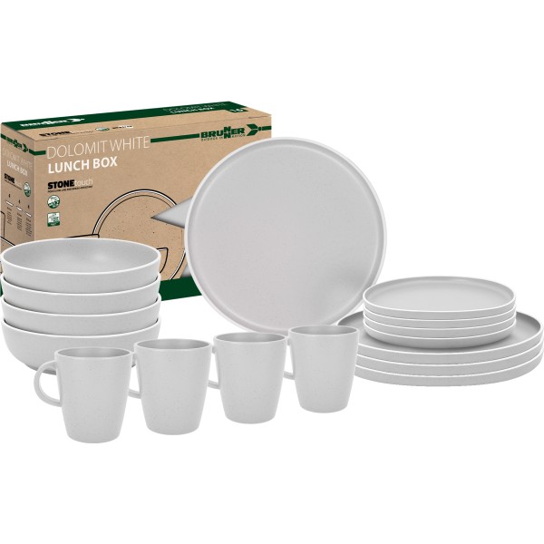 Lunch Box Dolomit White